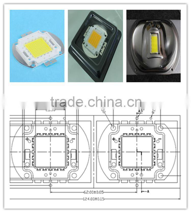 620nm - 630nm red 100W Epistar cob led chip