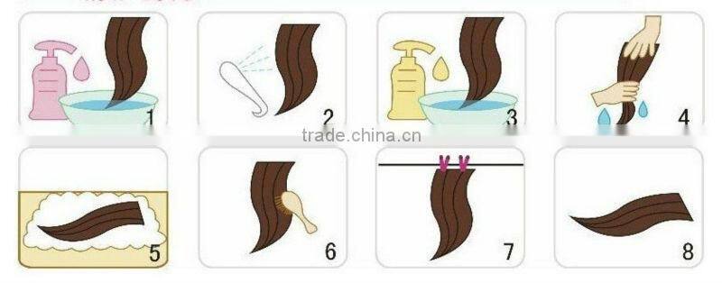 High quality Natural Color peruvian hair lace wig