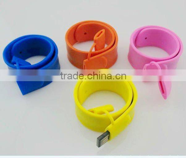 new silicon power bacelet usb flash drive