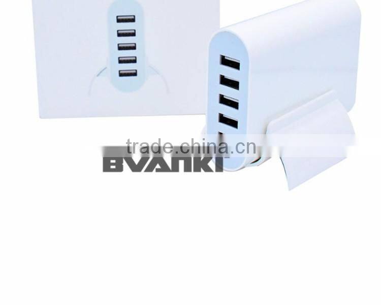 2016 new premium Mobile Phone Wall Charger 20W 4A 5-port light speed desktop usb charger for camera/cell phone/tablet
