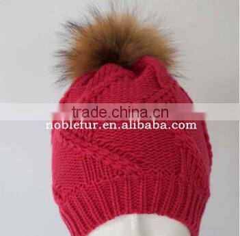 various style rabbit fur plain solid color female pompom headwear