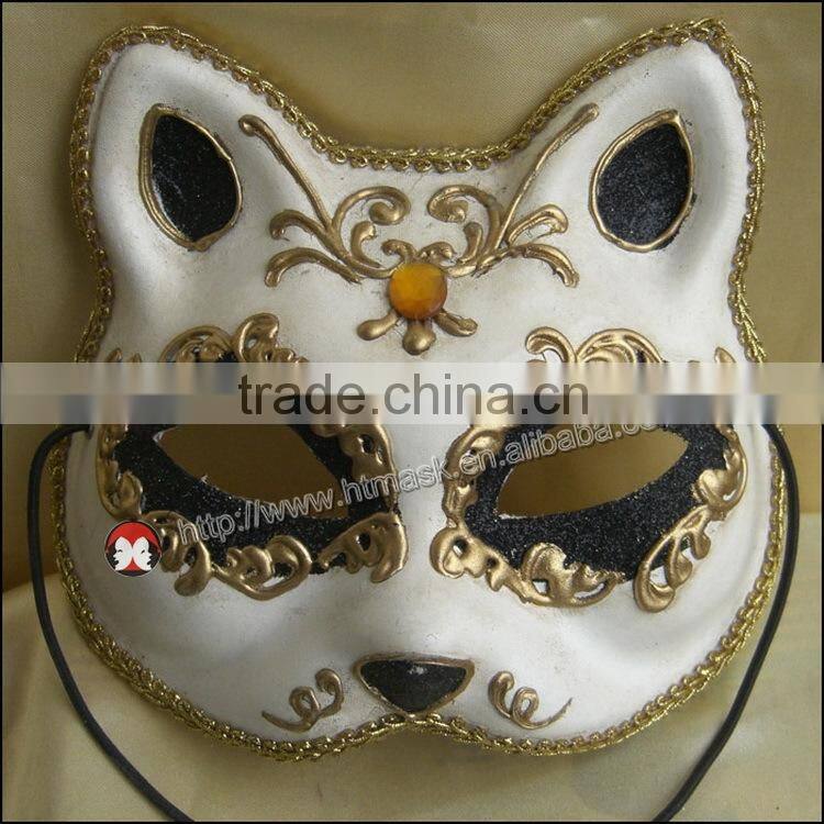 freehand sketching halloween mask dance party mask half face cloth mask cat mask
