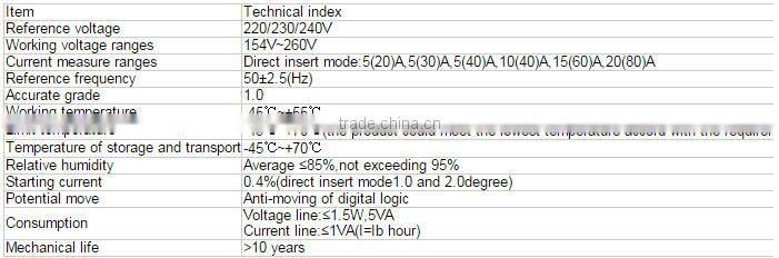 DDS3(AJ) AY DDSF single phase static bidirectional active energy meter