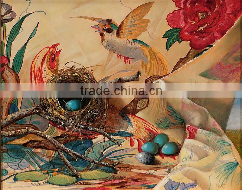 animal series abstract oil Painting Printed on canvas bird For bedroom HD pattern