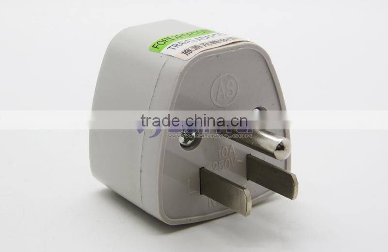 Manufacturer directly supply Universal to USA Plug Adapter with Ground Plug, 3 pin Universal AC USA Travel Adapter