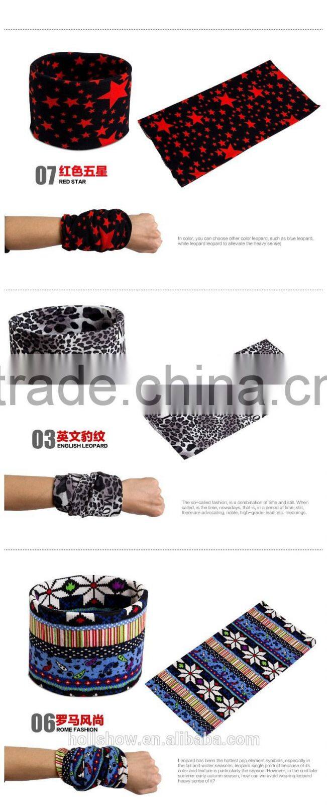 Promotional Acrylic Mutifunctional Bandana Sport Headband Headwear