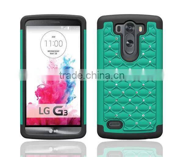 Fashion Allure Diamond Bling back case cover for LG G3