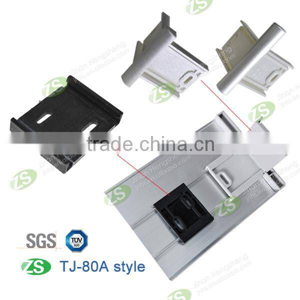 80mm high fire retardant silver brushed aluminium skirting board