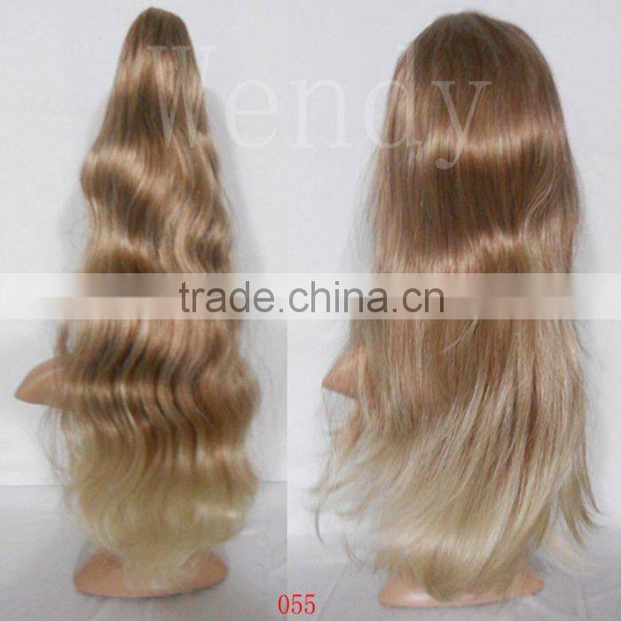 Black elegant afro synthetic hair weave