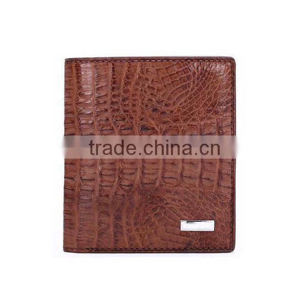 Fashion crocodile wallet best sell genuine crocodile leather wallets