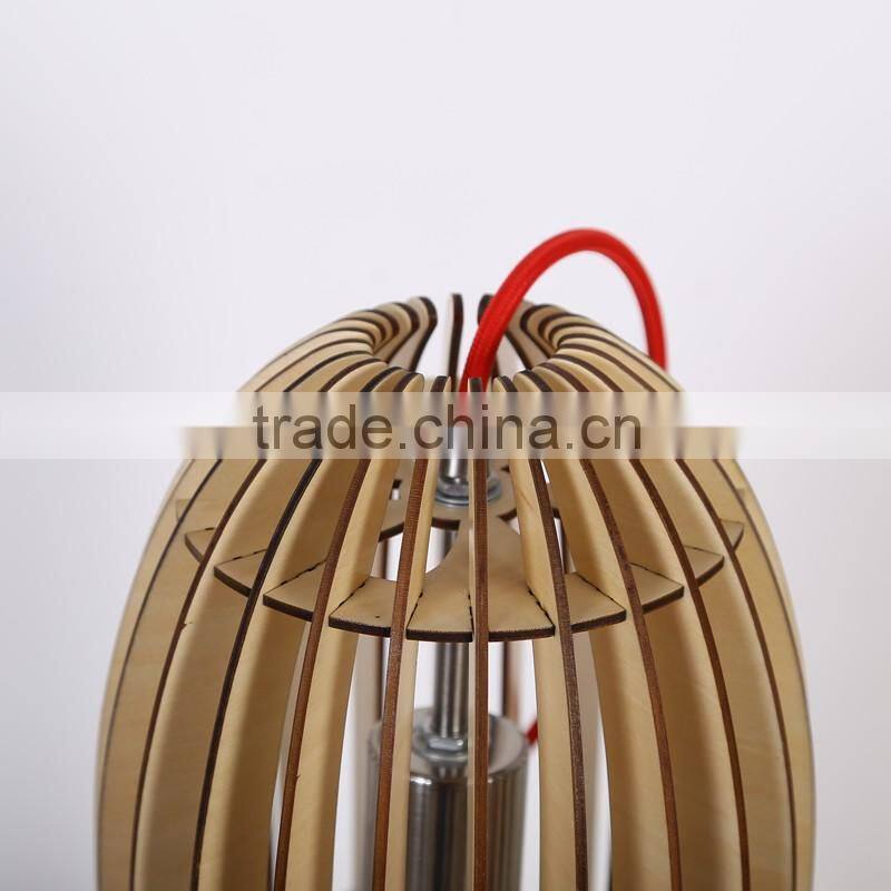 High quality and fast delivery furniture light supplier basewood wooden ceiling pendant lamp JK-8005B-18 LED pendant Light