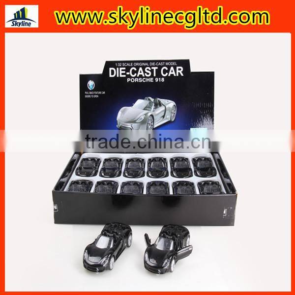 cheap 1:32 die cast model car pull back car static alloy mini car toy
