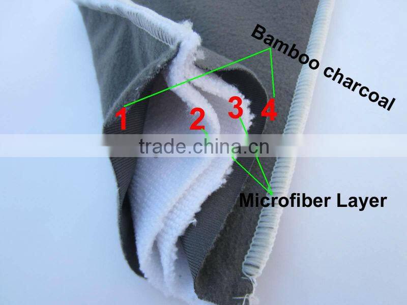 Make to order Bamboo Charcoal Inserts for baby cloth diaper Machine Washable Urine mat