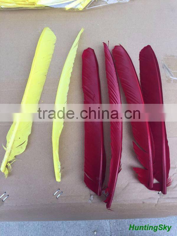 DIY Turkey Feather Archery Traditional Feather Arrow Fletching For Bamboo Arrow