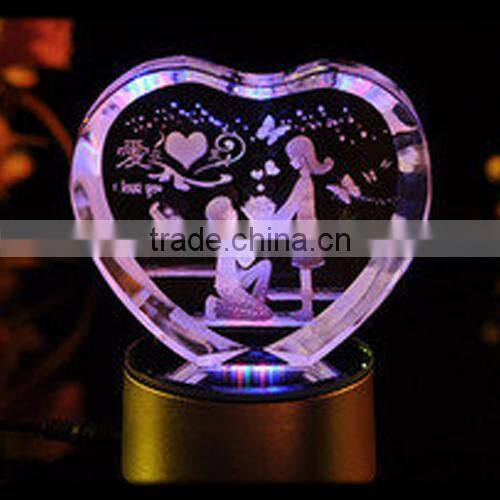 used 3d glass/crystal laser engraving machine