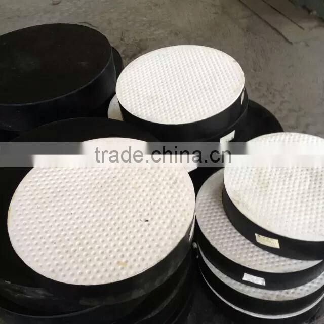 customized general rubber bridge pot bearing
