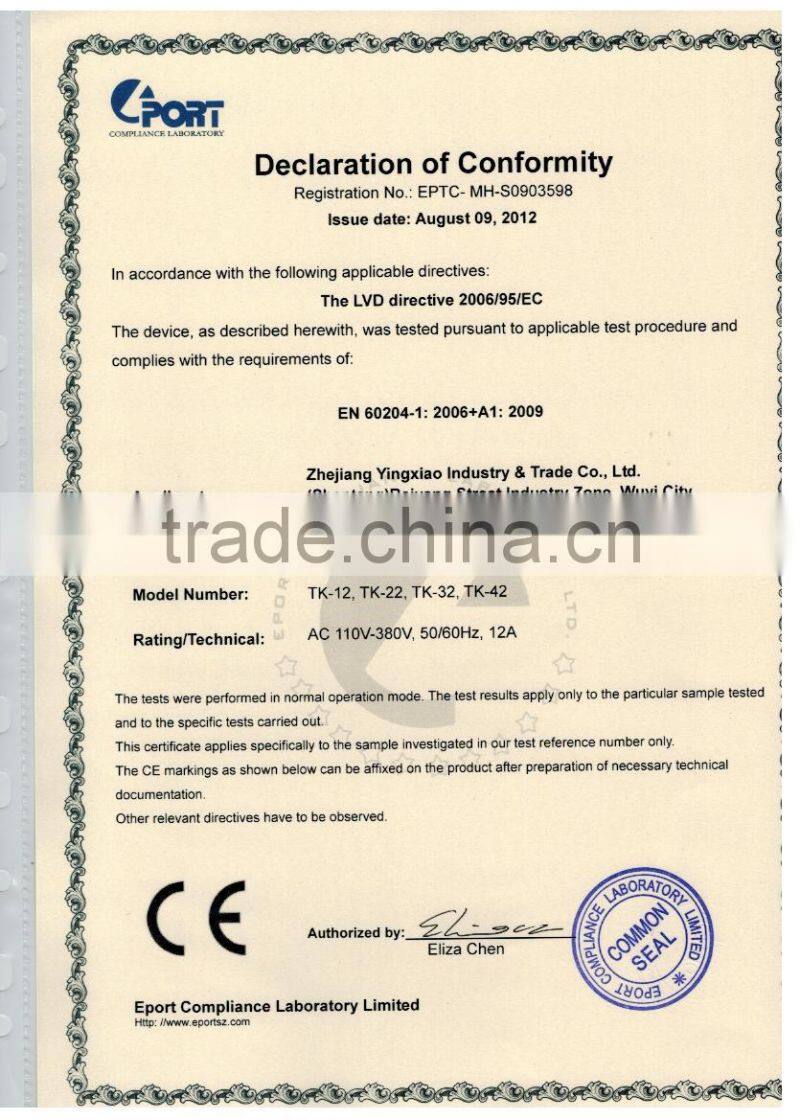 Meat grinder food machinery with CE and EMC