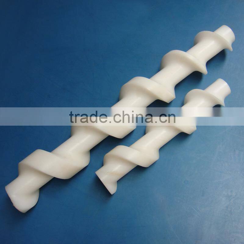 Good self-lubrication cnc machined plastic uhmwpe screw