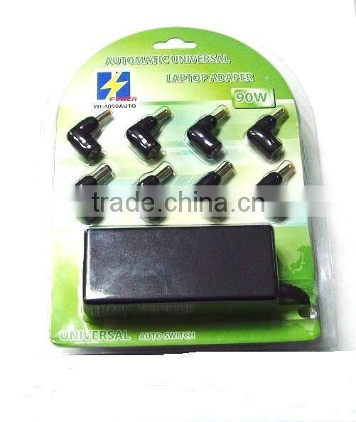 90W intelligent laptop adapter work for HP,DELL