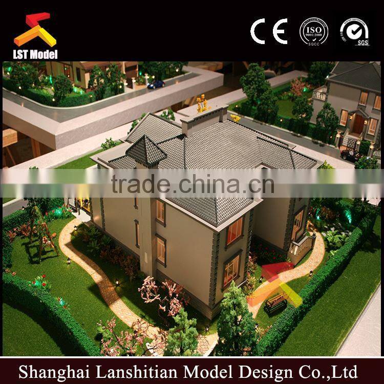 cheap plastic building material architectural model