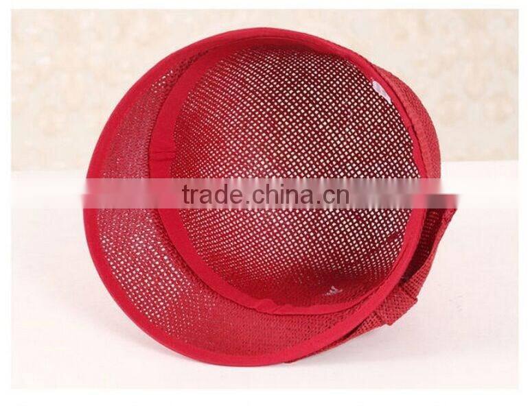 QXSH0060A Fashion straw hat for women Summer beach hat Visor
