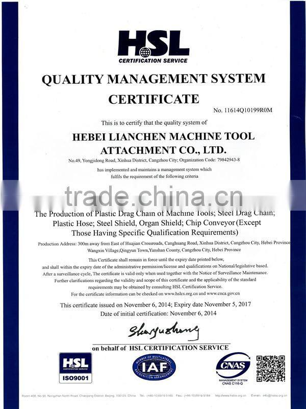 automatic machine nylon cable chain