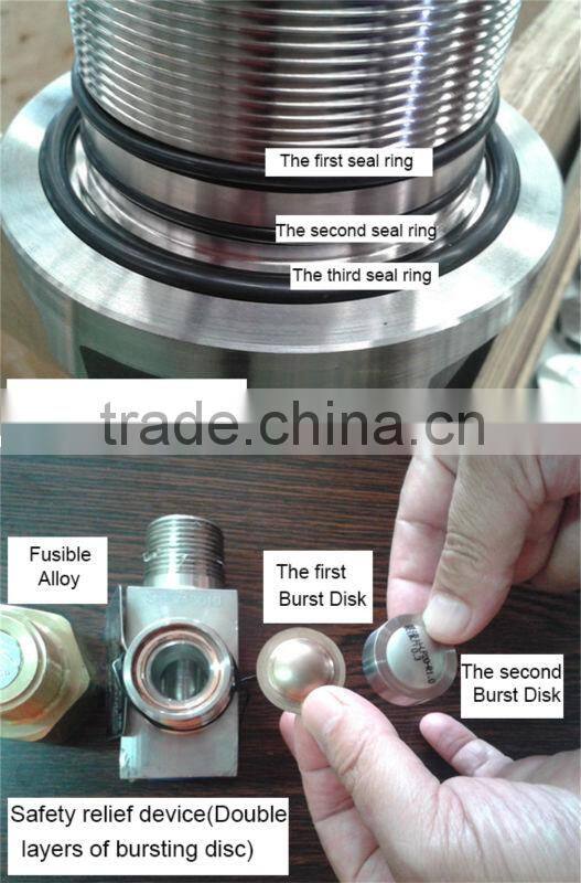 seamless and reusable pressure regulating device high temperature pressure regulator