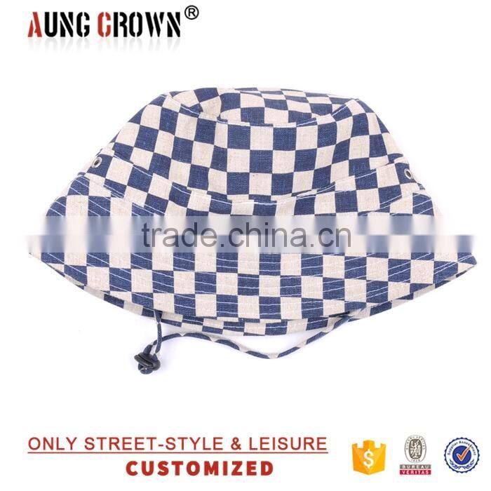 100% cotton bucket cap/cotton fisherman cap