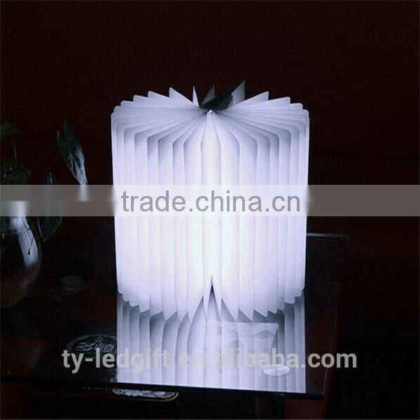 Factory direct sale products portable custom folding lamp book