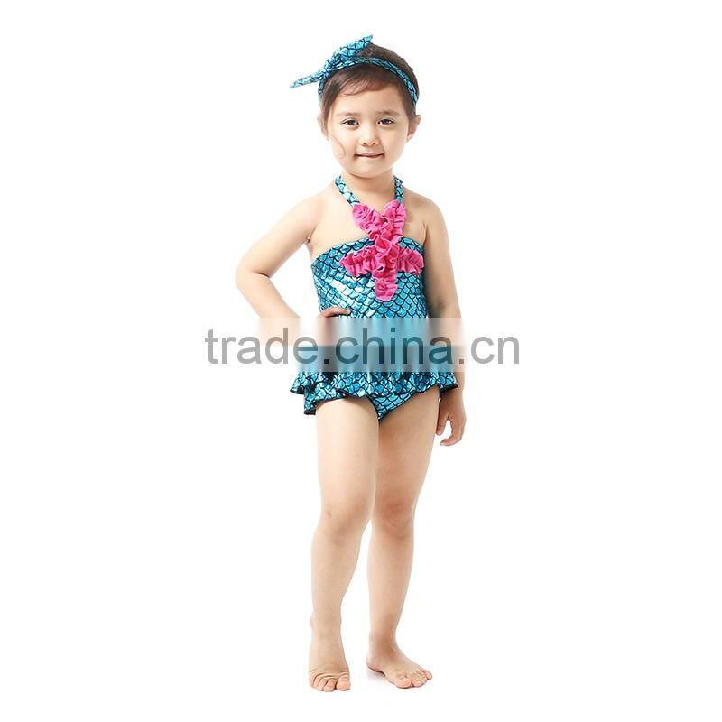 New Design Summer White Star Blue Style Sleeveless Cute Cotton Fancy Baby Girl Rompers