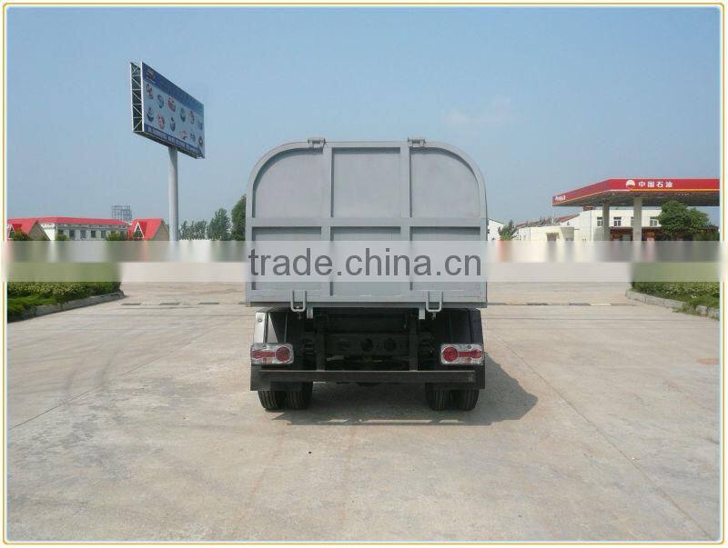Dongfeng 4x2 small dump truck garbage container 4m3