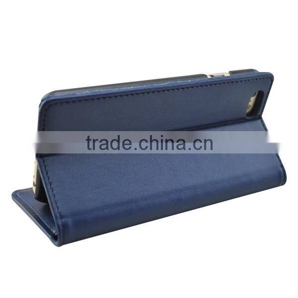 For iphone 6 leather armor cell phone case with storage