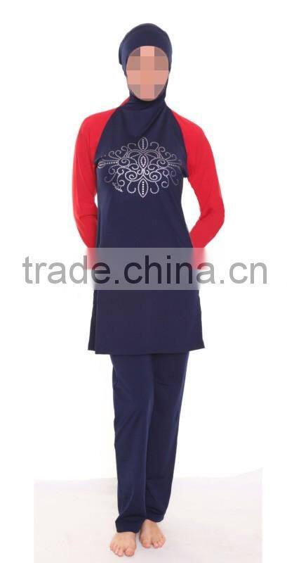 fully covered muslim islamic swimsuit