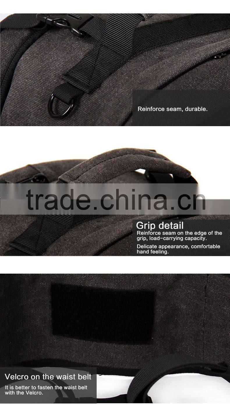 2016 Ergonomic design High quality Professional Camera bag Backpack Canvas Laptop bag