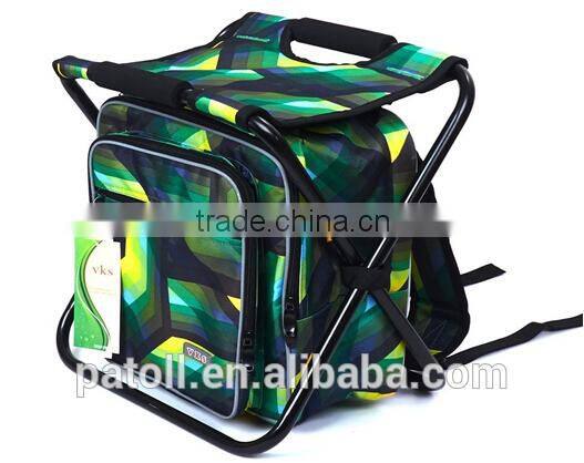 Cheap red color backpack folding chair