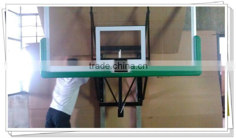 steel frame alumimum faces Tempered insulation glass basketball backboard