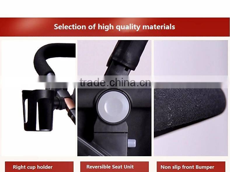 Baby Standard Stroller, Free Replaceable Canopy, Easy Folding Travel System