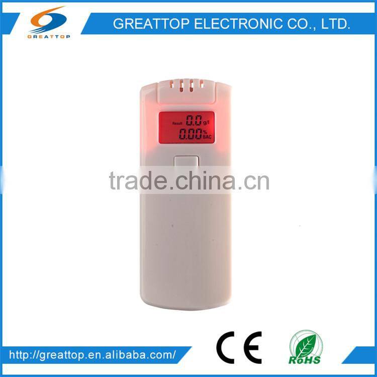 Cheap drive safety fit mini keychain one time alcohol tester