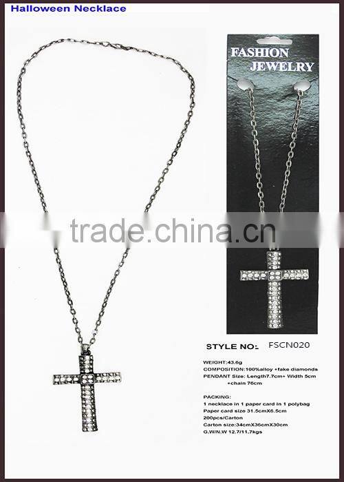 76's Chain Pendant Cross Necklace With Retail Packing