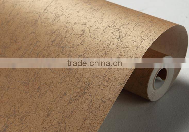 home interior decorative bedroom natural cork wallpaper