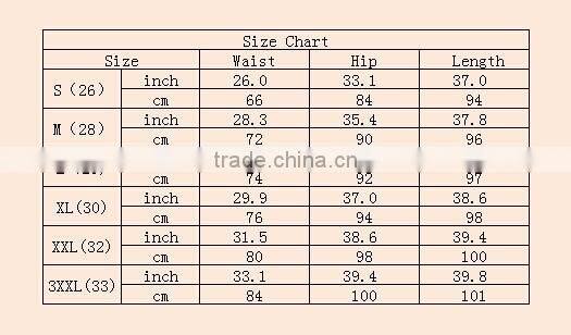 European women custom leggings trousers jeans pent