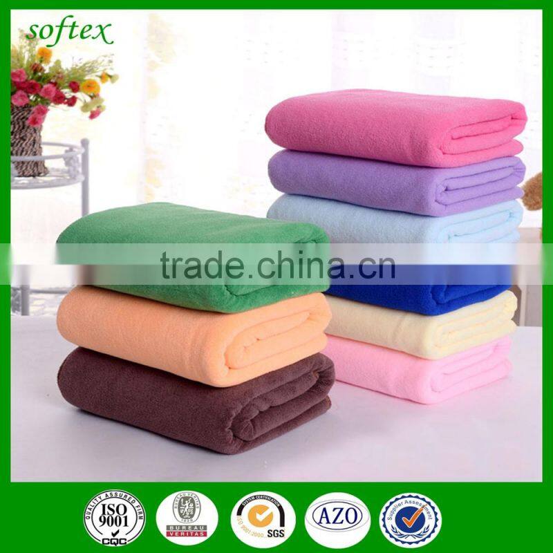 promotional wholesale solid colorful bath towel towels microfiber