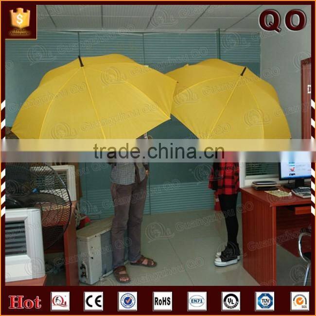 Yellow cheap picture printing custom design rain umbrella for outdoor advertising