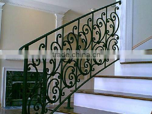 Top-selling modern hand forged outdoor handrail