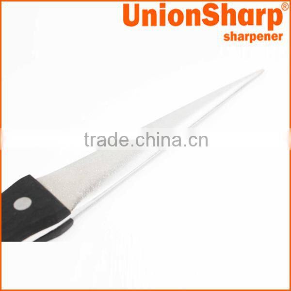 Professional diamond knife sharpening steel