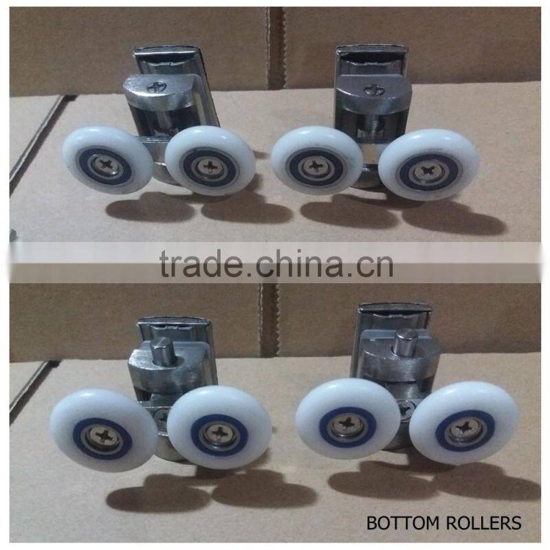 304 stainless steel Frame Straight Sliding glass compact shower room design(KD5588)