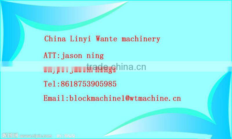 WT6-30cellular light weight concrete blocks mold for clc blocks