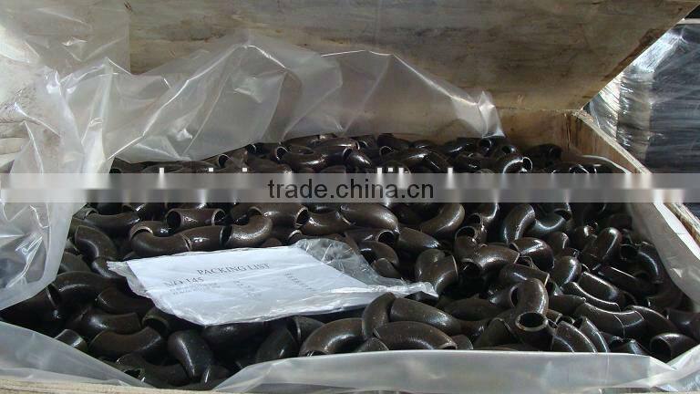 butt weld elbow,ASTMB16.9 A234WPB 45&90DGREE ,seamless pipe fittings