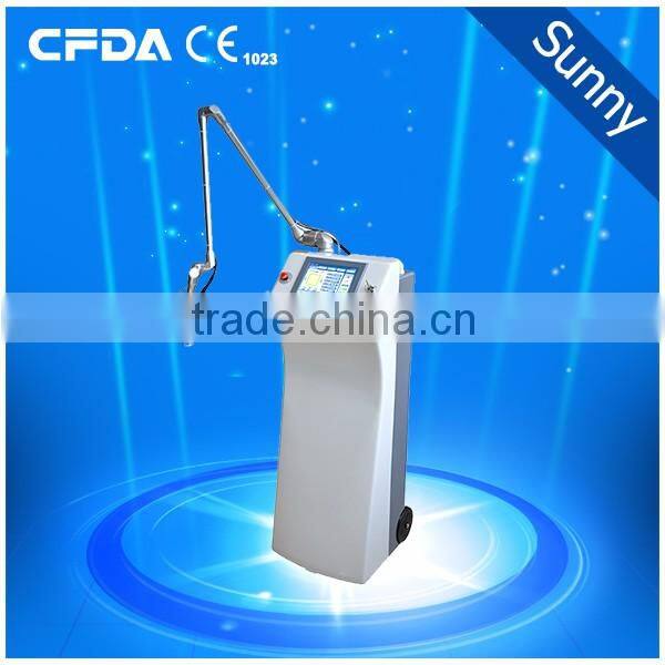 Fractional CO2 Laser beauty for superfacial Acne scar surgery equipment with medical CE and ISO approved