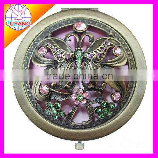 2013 new design small metal mirror factory sell
